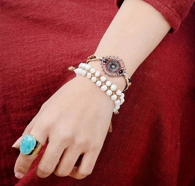 Bague Éclat d’Amazonite – Pierre Naturelle Ajustable