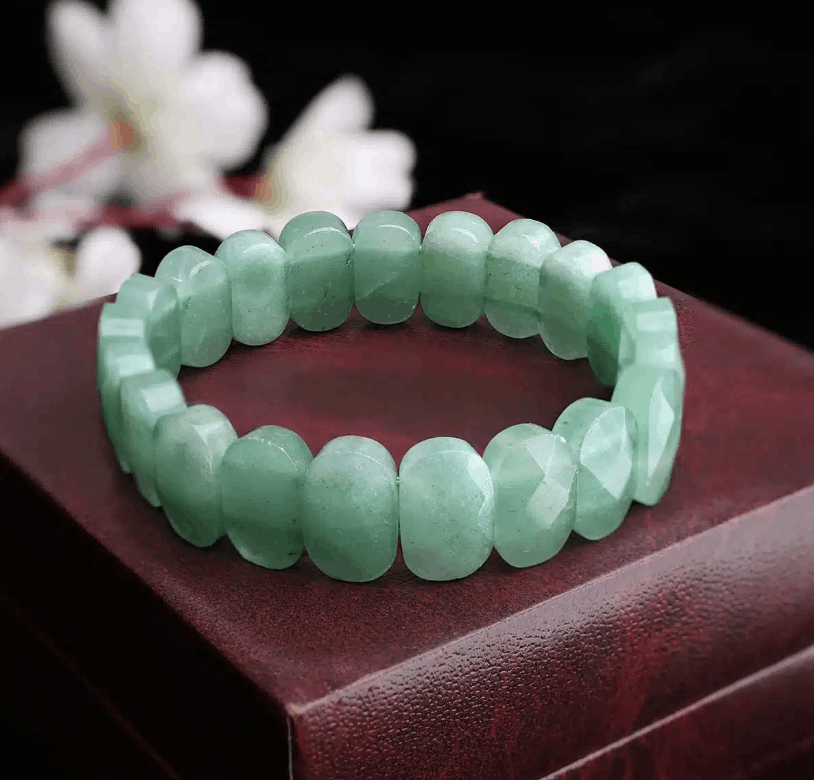 Bracelet en Aventurine Naturelle – Perles Élastiques