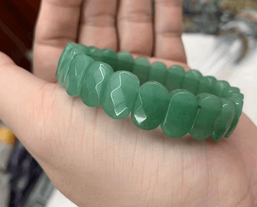 Bracelet en Aventurine Naturelle – Perles Élastiques