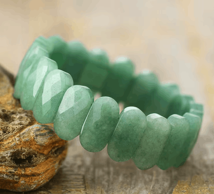 Bracelet en Aventurine Naturelle – Perles Élastiques
