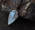 Collier Mala Unisexe en Labradorite et Cuir – Fait Main