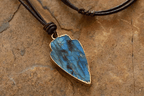 Collier Mala Unisexe en Labradorite et Cuir – Fait Main